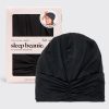Black Satin-lined Sleep Beanie