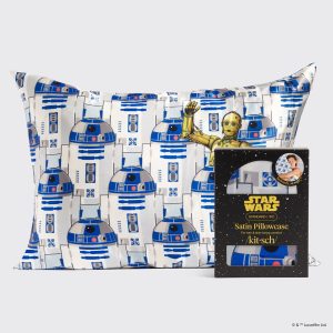 Star Wars??& Kitsch Satin Pillowcase in R2-D2 & C-3PO